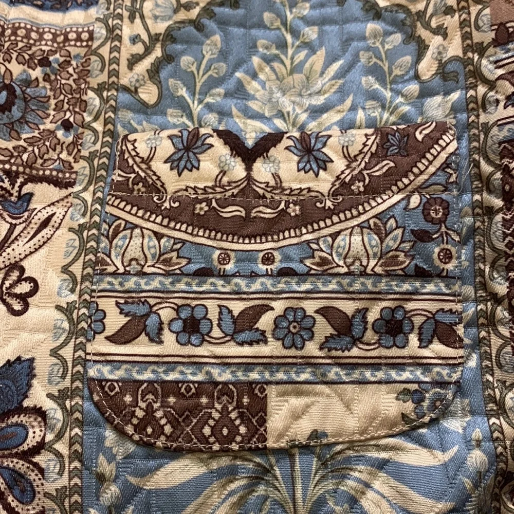 Vintage Dressbarn Patchwork Print Quilted Jacket - Picture 6 of 7